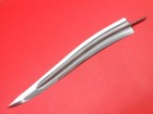 Indo Persian Mughal Style Dark Nice Pattern Wootz Steel Khanjar Blade S551