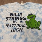 New Official Billy Strings Natural High Tour Merch Frog Shirt Colortone Tie Dye