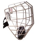 New  60 Bauer Cage True Vision Iii Oval Hockey  Mask Stainless Steel Medium