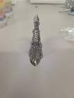 Vintage Pewter Castle Unbranded  2 5 Inches Tall