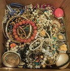 Huge Lot Of Vintage To Now Estate Jewelry Pieces Wearable   Scrap    Read   