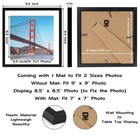 Omishe 9x9 Inch Picture Frame Black For Wall Hanging Or Inch 