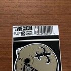 Vintage 90   s New Orleans Saints Trench Bumper Sticker 12    Decal Nfl Football