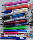 Lot 25 Advertising Ball Point Pens Hotel Medical Business Novelty Tested Working