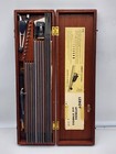 Keuffel   Esser Co K e Leroy Lettering Set W  Excellent Dovetailed Wood Case