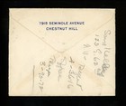 Us Postal History  634 5  Rotary Airmail 1938 Philadelphia Pa To Nassau Bahamas