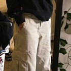 Jnco Women s Cream And Tan Trousers