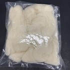 3 53oz Wool Roving  Fiber Roving Wool Top  Needle Felting Natural White