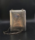 Vintage Dance Compact Purse Silverplated Coin Section Mirror