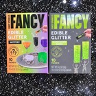 Fancy Sprinkles Edible Glitter Packets Lot Of 2 Mystery   Glow Worm Green 20pk