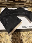 Nine West Tacy2 Women   s Us 9 Black Thigh-high Over The Knee Boots Zip Pointed