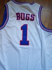 Tune Squad Space Jam  1 Bugs Bunny  Basketball Jersey Men s Size Large White