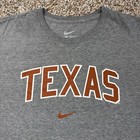 Nike University Of Texas Longhorns Men   s Arch Spell Out Logo Gray T-shirt 2xl