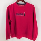 Vintage 90 s Coca-cola Brand Drink Delicious   Refreshing Sweatshirt Red Size M