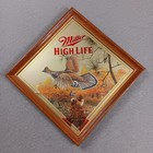 Miller High Life Beer Diamond Wildlife Series Mirror Sign-grouse-   first Flush   