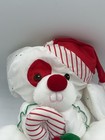 Fisher Price Puffalump Christmas Puppy Dog 1990 Plush Candy Cane 8112 Vtg Clean