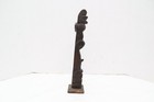 Atq Northwest Coast Native American Hand Carved Wood Totem Pole 14 5  Vtg Signed