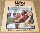 1968 Seagram s 100 Pipers Scotch Whisky Print Ad Advertisement Vtg True Scot