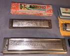 Lot Of  7  Vintage  Harmonicas  Mostly  Hohner