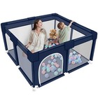 50 Inch Large Baby Playpen Safety Play Yard Kids Activity Center For Toddlers