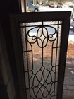 Sg 1000 Antique Transom Window With Beveled Glass Center 17 X 49 