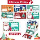 500 Pcs Christmas Gift Tags For Holiday Wrapping And Present Labels Set