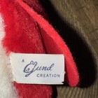 Vintage Rare Gund Red Devil Velvet Plush Toy W  Rushton Type Rubber Face