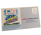 Vintage Esso Humble Touring Service Station Free Road Map Order Form Postcard