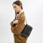 Coach Quinn  Leather Handbag With Rivets Crossbody Nwt Authentic