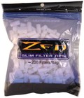 5 Bags Of Zen Slim Hand Rolled Cigarette Filter Plug Tips 7mm - 1000 Total- 6001
