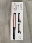 Gem 3 In 1 Curling Iron Set Interchangeable Curl Kit Dual Voltage Hair Curler Wa