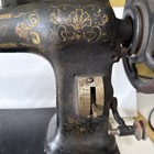 Vintage White Rotary Sewing Machine Works Antique Black Cast Iron Tested