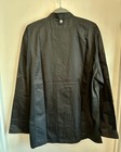 Nwt Chef Works Men s Zippered Cool Vent Chef Coat Black Long Sleeve Size Xl
