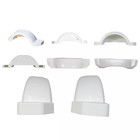 14 In  Plastic Trailer Fender  fits Right And Left Sides 
