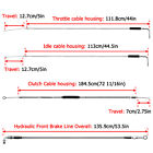 Mofun 16 -18  Handlebar Brake Clutch Throttle Cable Kit For Harley Fxstb Non-abs