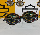 Genuine Harley -davidson Touring Fuel Gas Tank Set Emblems Badges Aluminum Oem