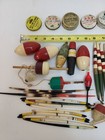 Group Of Vintage Fishing Bobbers And Miscellaneous - 40 Pieces