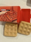 Lot Vintage Little Tikes Pretend Play Food  Juice Pretzel Waffle Box 13 Pc