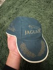 Vintage Jaguar Hat With Vintage Car Club And Racing Pins