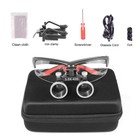 Dental Medical 3 5x Binocular Loupes Lightweight Magnifier Dy-117 Black Us Stock