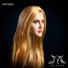 1 6 Female Blonde Long Hair Beauty Girl Head Sculpt Model For 12  action Figure