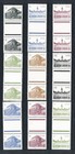 Rare 1982-90 Ireland  Architecture Definitives Complete Set Of Gutter Pairs 