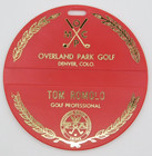 Vintage Golf Course Bag Tag - Overland Park Golf Men s Club - Denver Colorado