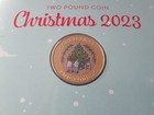 2 Pounds 2023 Gibraltar Christmas  Colour  Rare            