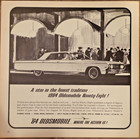 Bert Lahr  foxy  Johnny Mercer 1964 Rare Flop Tryout Sting Ray Corvette Ad
