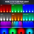 18led Stage Lights Rgbl Led Par Light Dmx 360w Stage Lighting For Dj Party Xmas