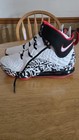 Nike Lebron 17  graffiti    White black university Red Youth Us Size 6 5