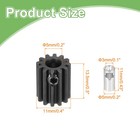 32p 12t Pinion Gear Set With Adapter Shaft 7 16  X 7 16  Motor Gears
