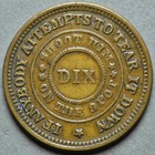 1863 203 413a Patriotic Civil War Token R-3 Vf  shot Him On The Spot 