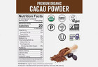 Organic Unsweetened Cacao Powder With Rich Dark Chocolate Flavor New